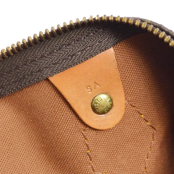 Louis Vuitton SPEEDY 35 HANDBAG PURSE MONOGRAM CANVAS - Picture 9 of 9